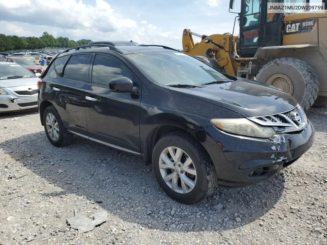 2013 Nissan Murano S VIN: JN8AZ1MU2DW209759 Lot: 60921635