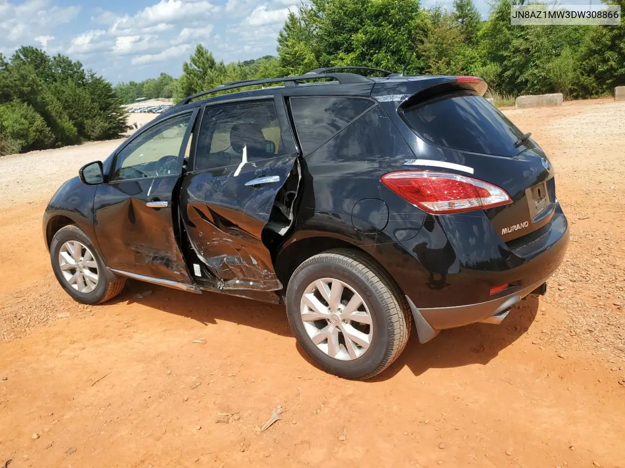 2013 Nissan Murano S VIN: JN8AZ1MW3DW308866 Lot: 61027485