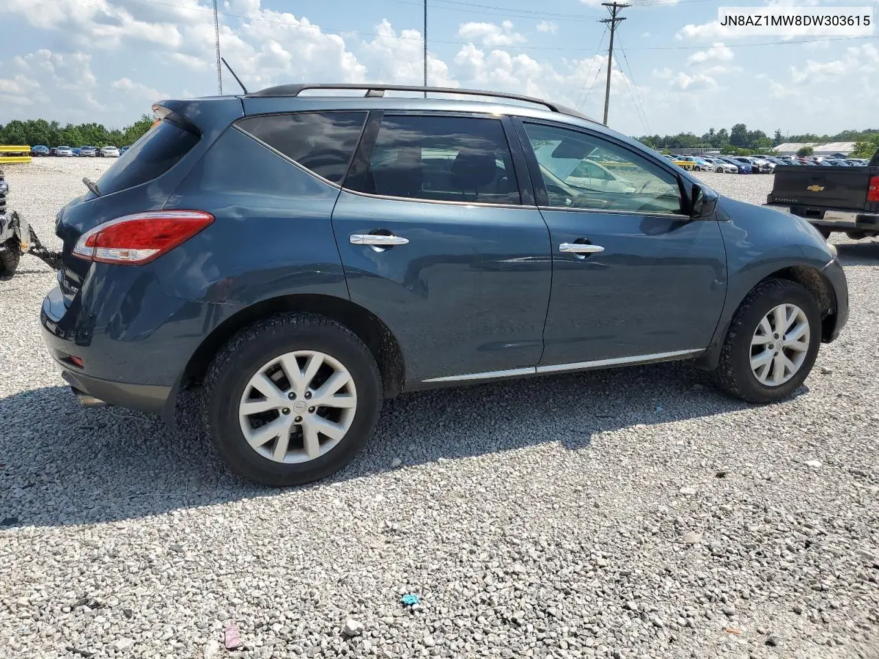 2013 Nissan Murano S VIN: JN8AZ1MW8DW303615 Lot: 62145095