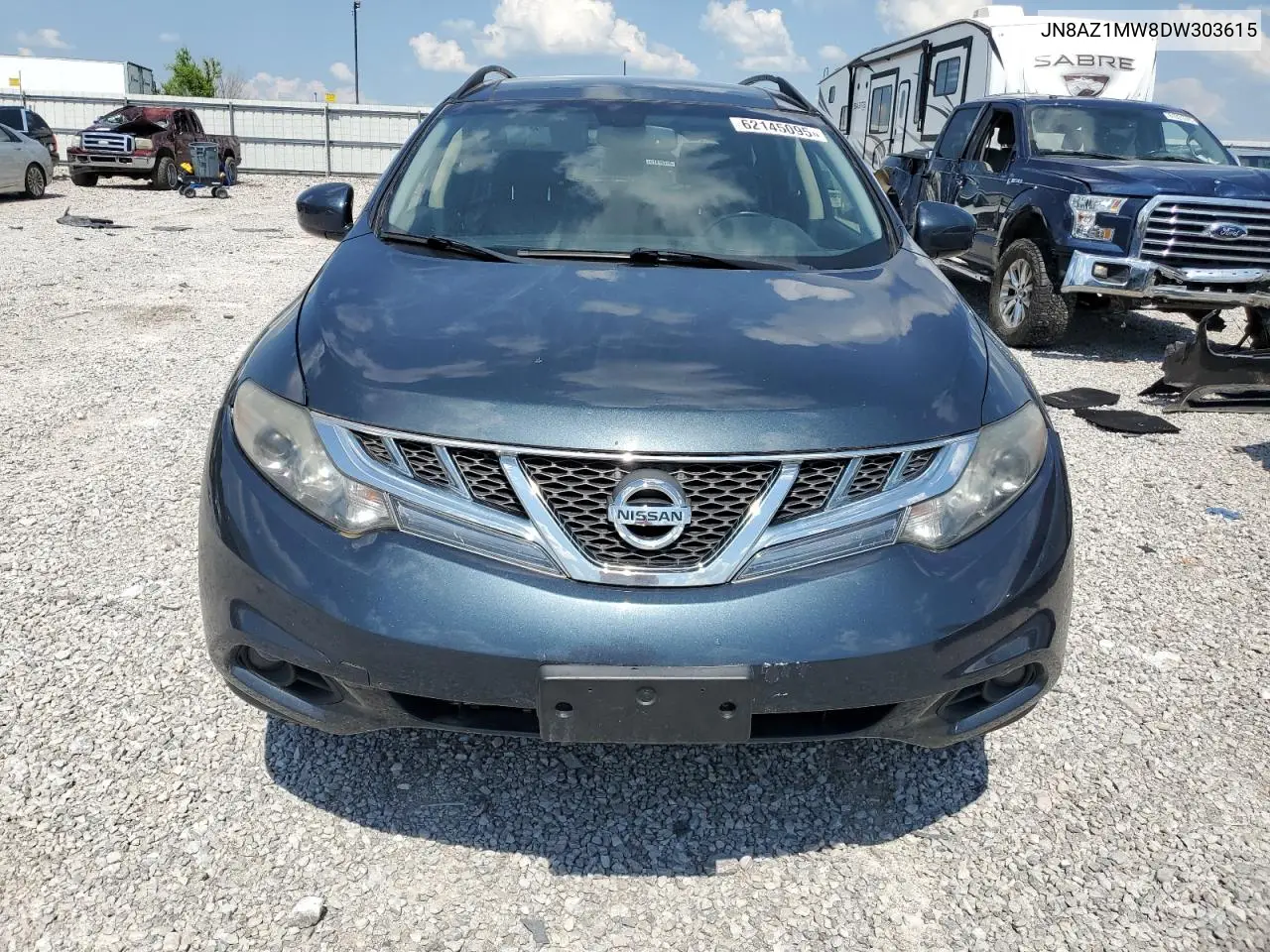2013 Nissan Murano S VIN: JN8AZ1MW8DW303615 Lot: 62145095