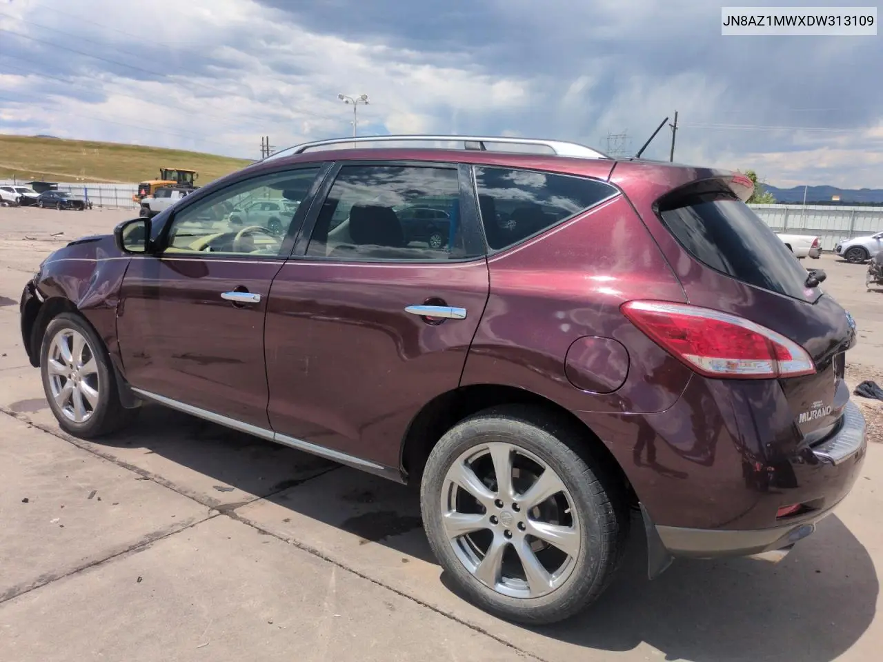 2013 Nissan Murano S VIN: JN8AZ1MWXDW313109 Lot: 62343585