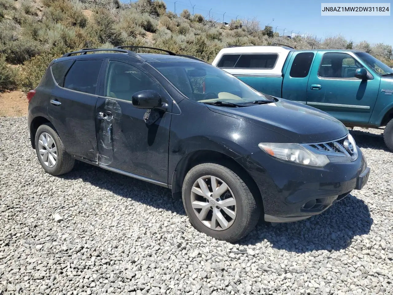 2013 Nissan Murano S VIN: JN8AZ1MW2DW311824 Lot: 62518555