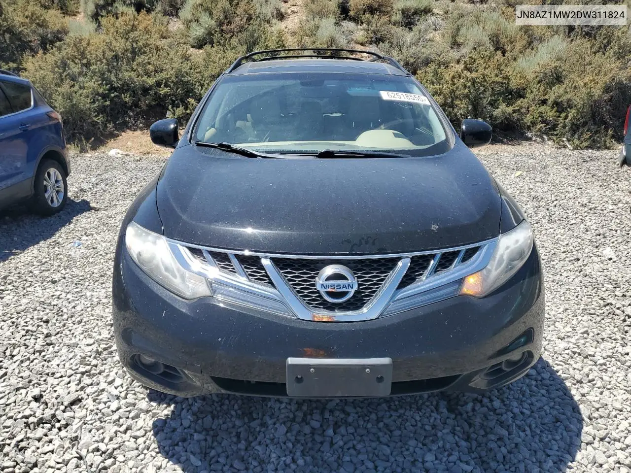 2013 Nissan Murano S VIN: JN8AZ1MW2DW311824 Lot: 62518555