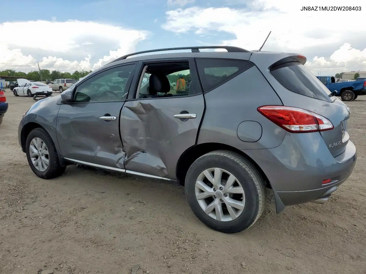 2013 Nissan Murano S VIN: JN8AZ1MU2DW208403 Lot: 62654655