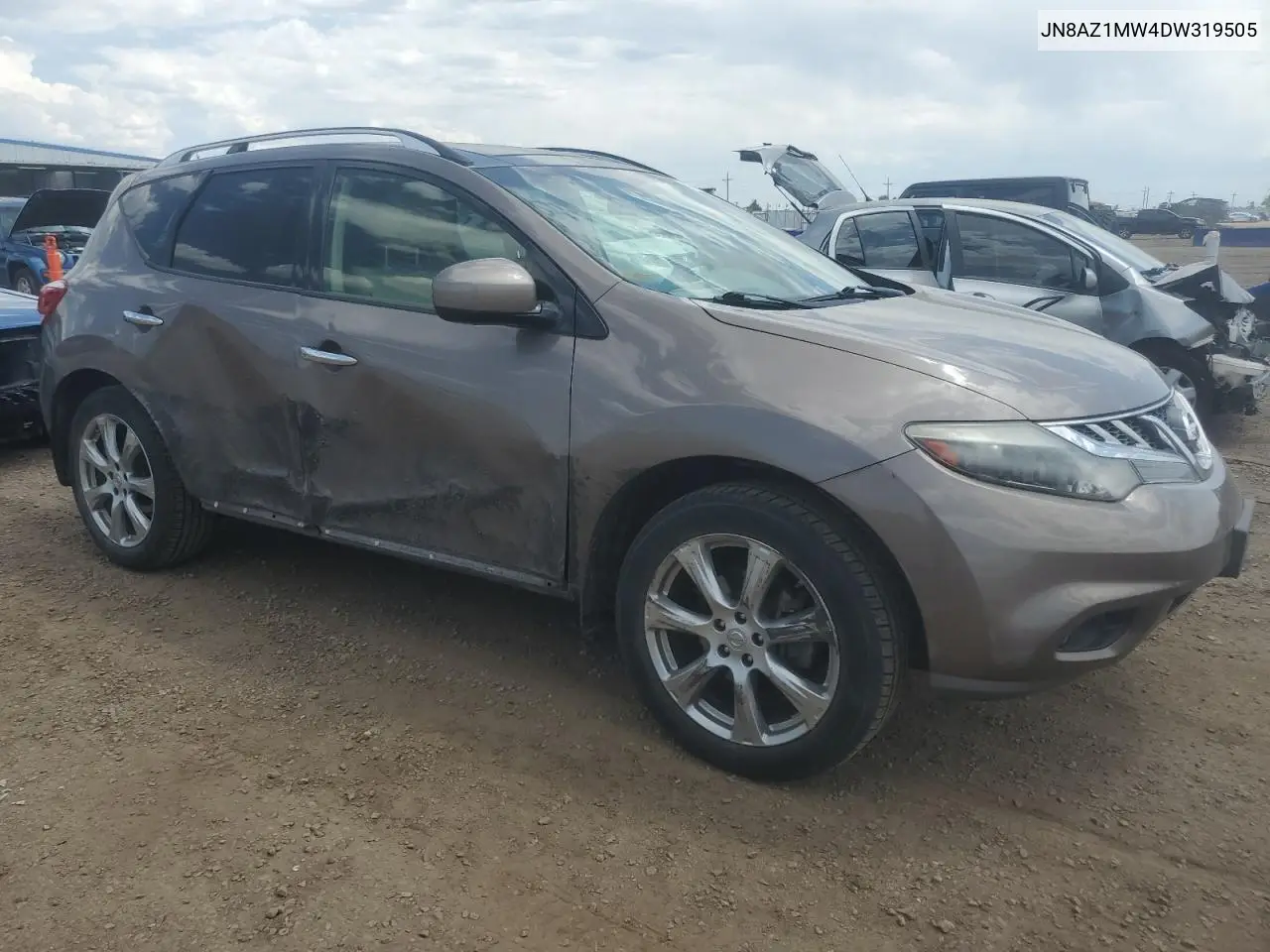 2013 Nissan Murano S VIN: JN8AZ1MW4DW319505 Lot: 62743575