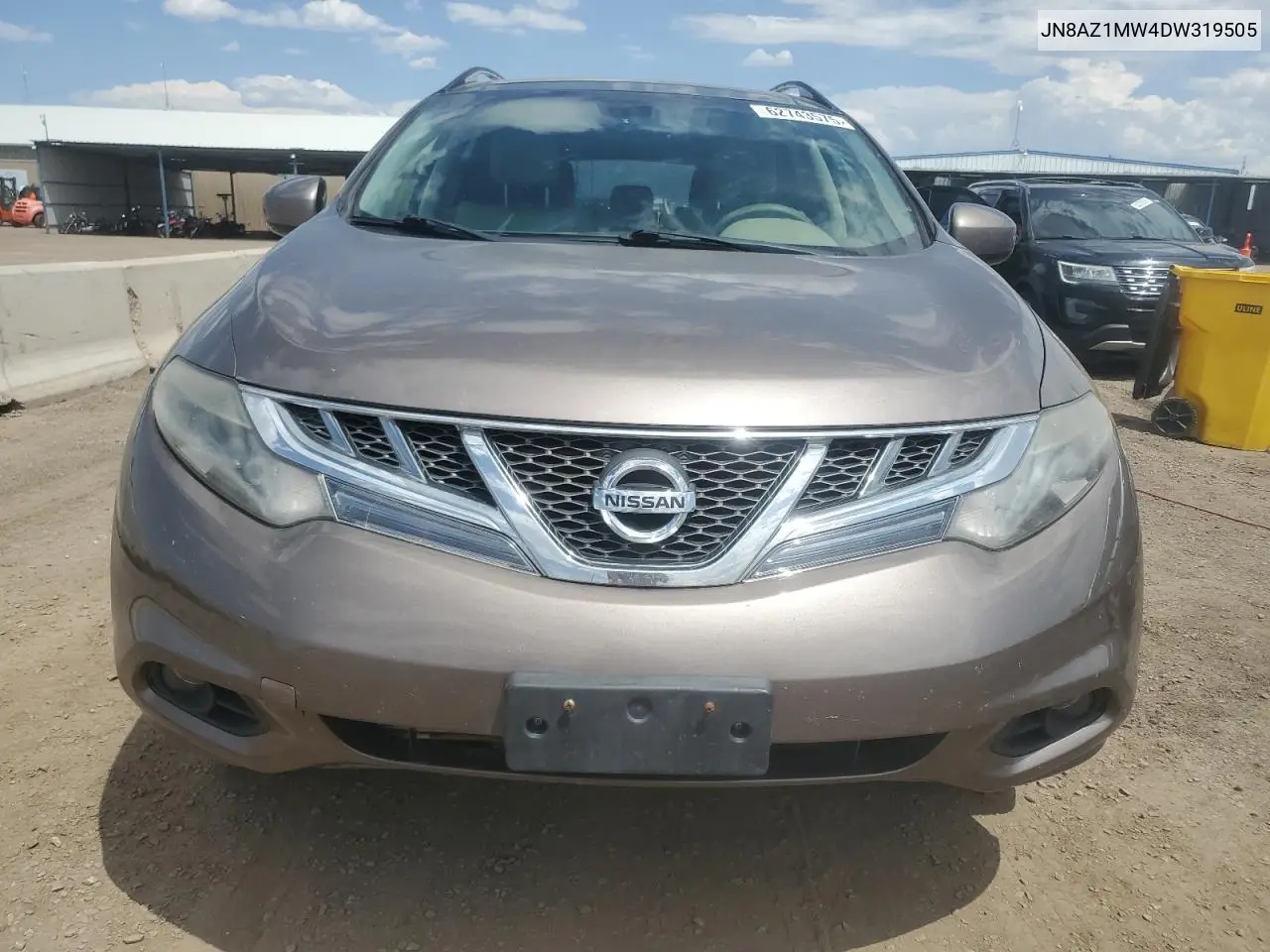 2013 Nissan Murano S VIN: JN8AZ1MW4DW319505 Lot: 62743575