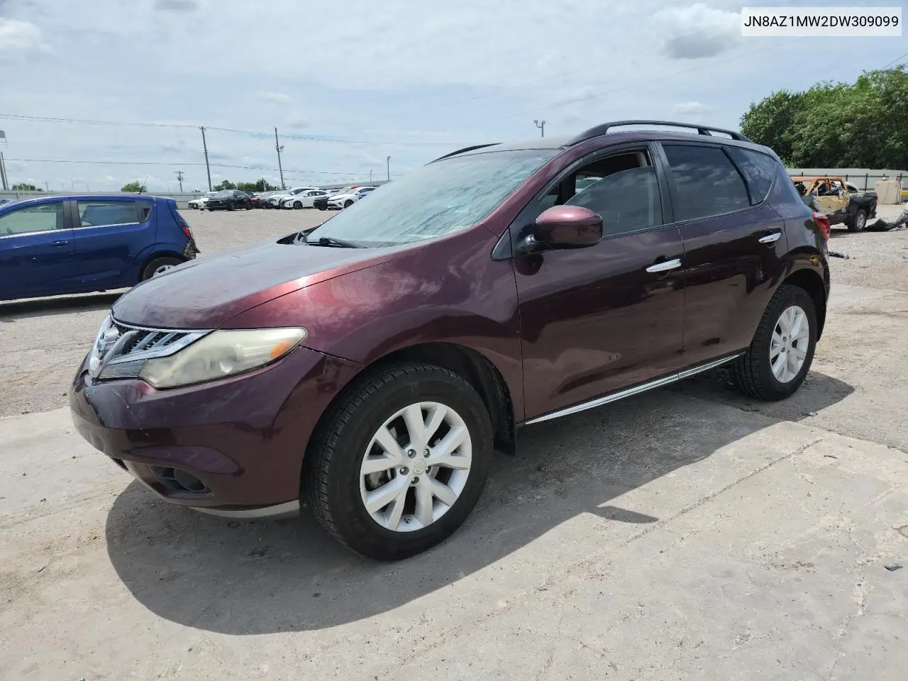 2013 Nissan Murano S VIN: JN8AZ1MW2DW309099 Lot: 63266075