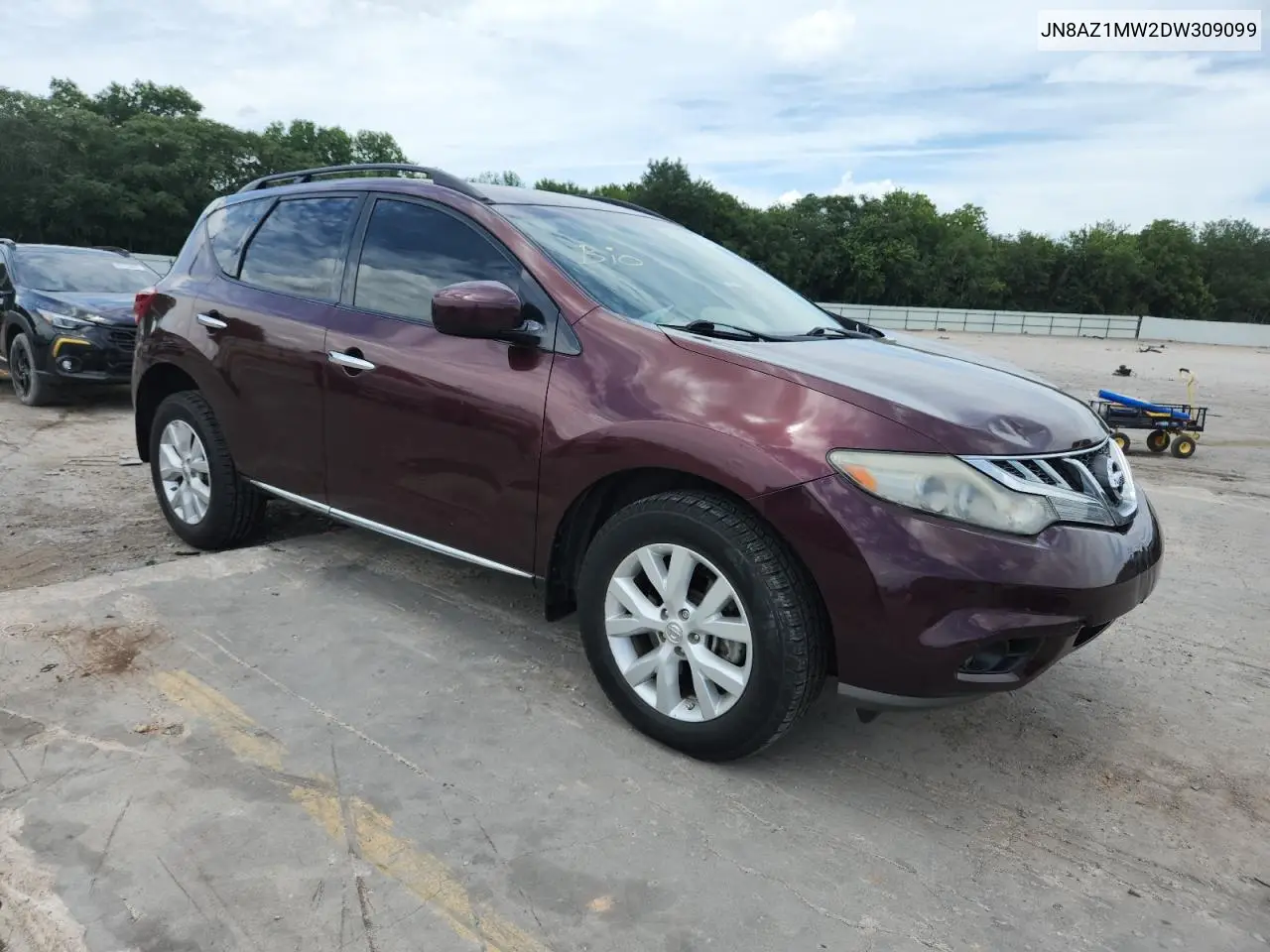 2013 Nissan Murano S VIN: JN8AZ1MW2DW309099 Lot: 63266075