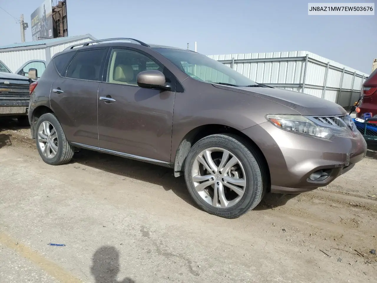 2014 Nissan Murano S VIN: JN8AZ1MW7EW503676 Lot: 49082375