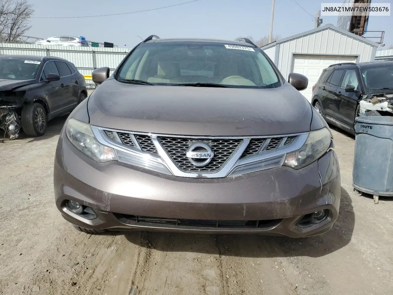 2014 Nissan Murano S VIN: JN8AZ1MW7EW503676 Lot: 49082375