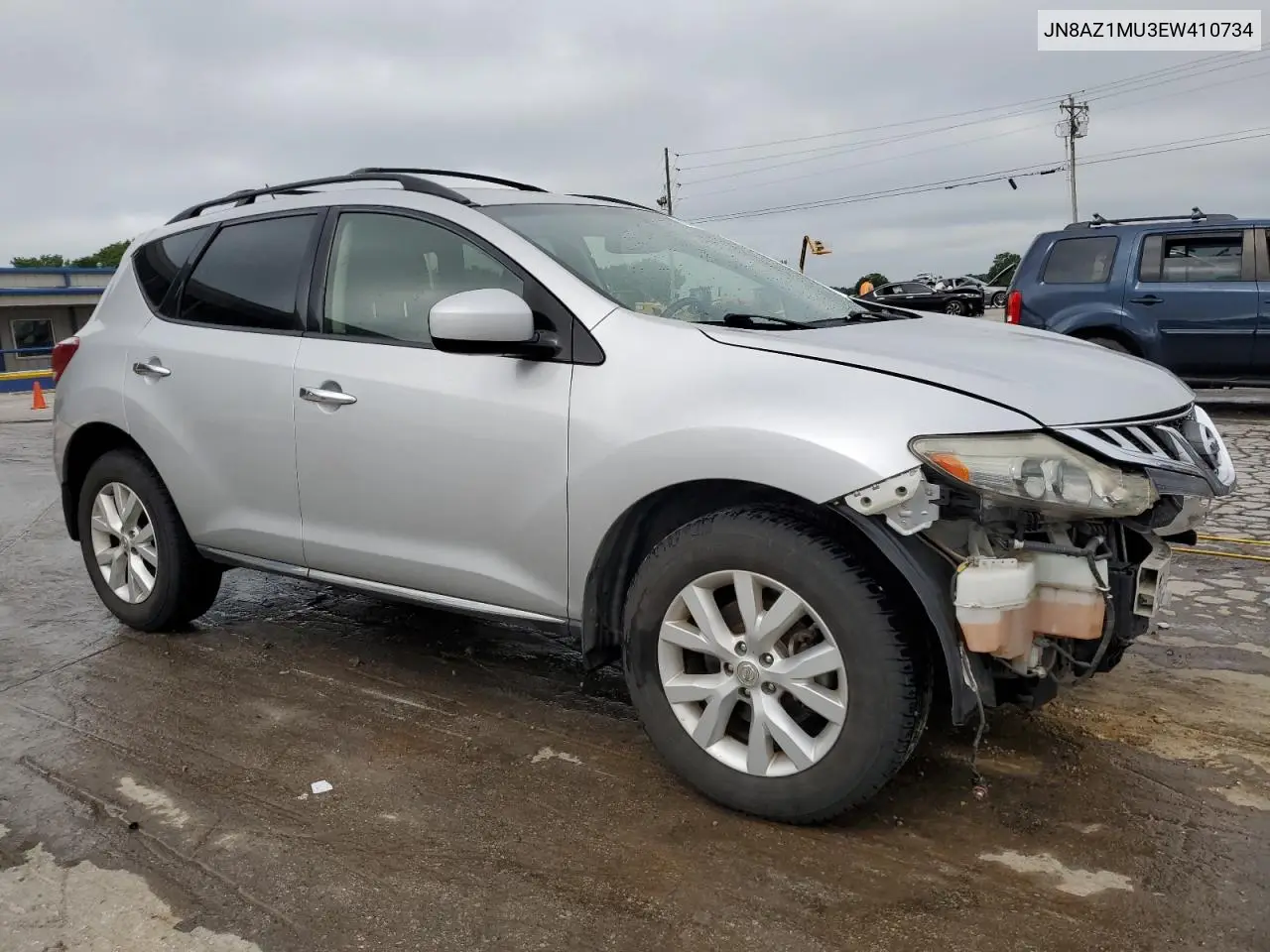 2014 Nissan Murano S VIN: JN8AZ1MU3EW410734 Lot: 56561805