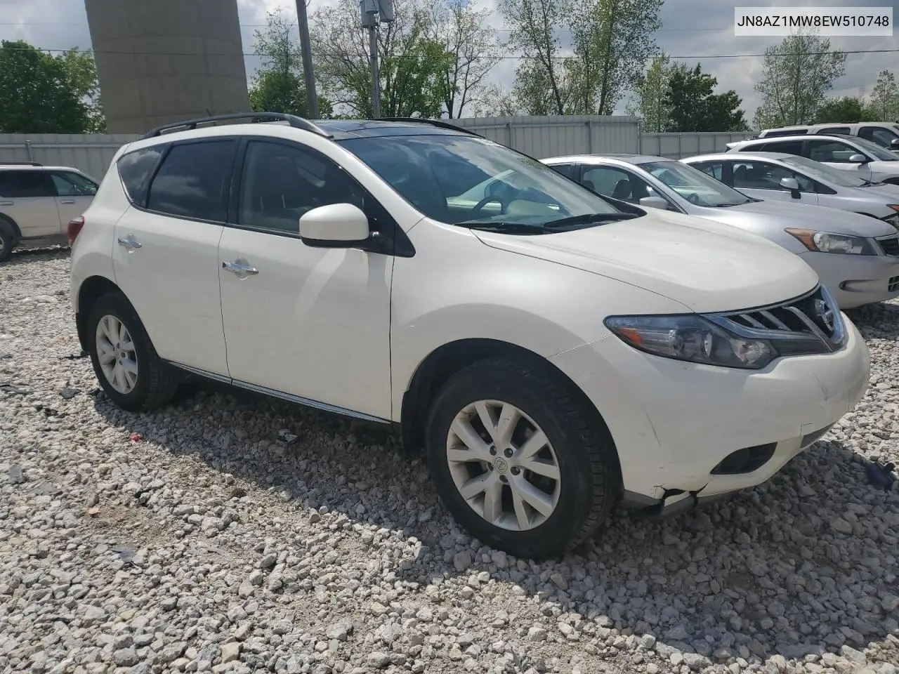 2014 Nissan Murano S VIN: JN8AZ1MW8EW510748 Lot: 56652245