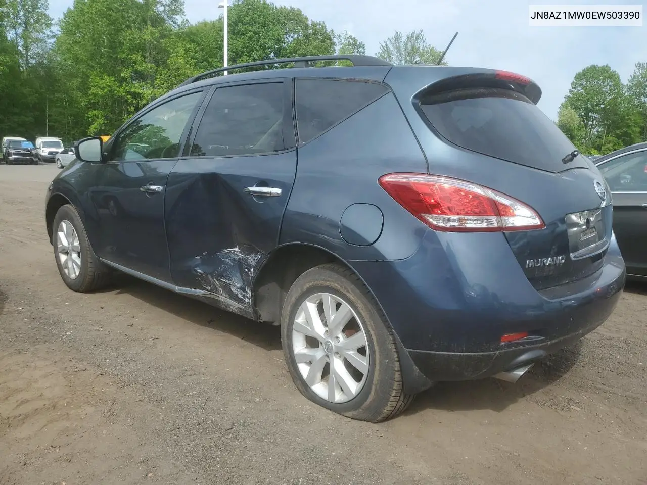 2014 Nissan Murano S VIN: JN8AZ1MW0EW503390 Lot: 56723655