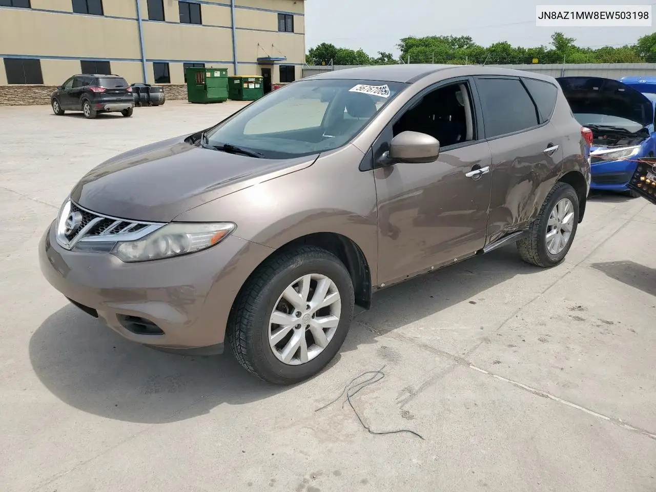 2014 Nissan Murano S VIN: JN8AZ1MW8EW503198 Lot: 56767065