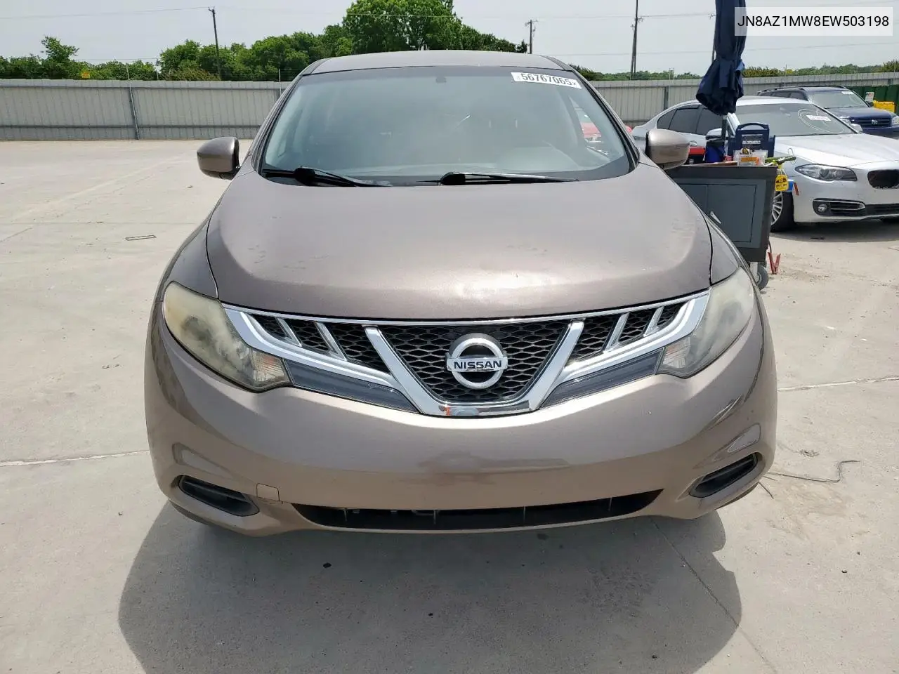 2014 Nissan Murano S VIN: JN8AZ1MW8EW503198 Lot: 56767065