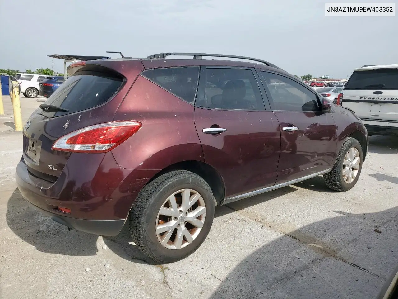 jn8az1mu9ew403352 JN8AZ1MU9EW403352 2014 Nissan Murano S