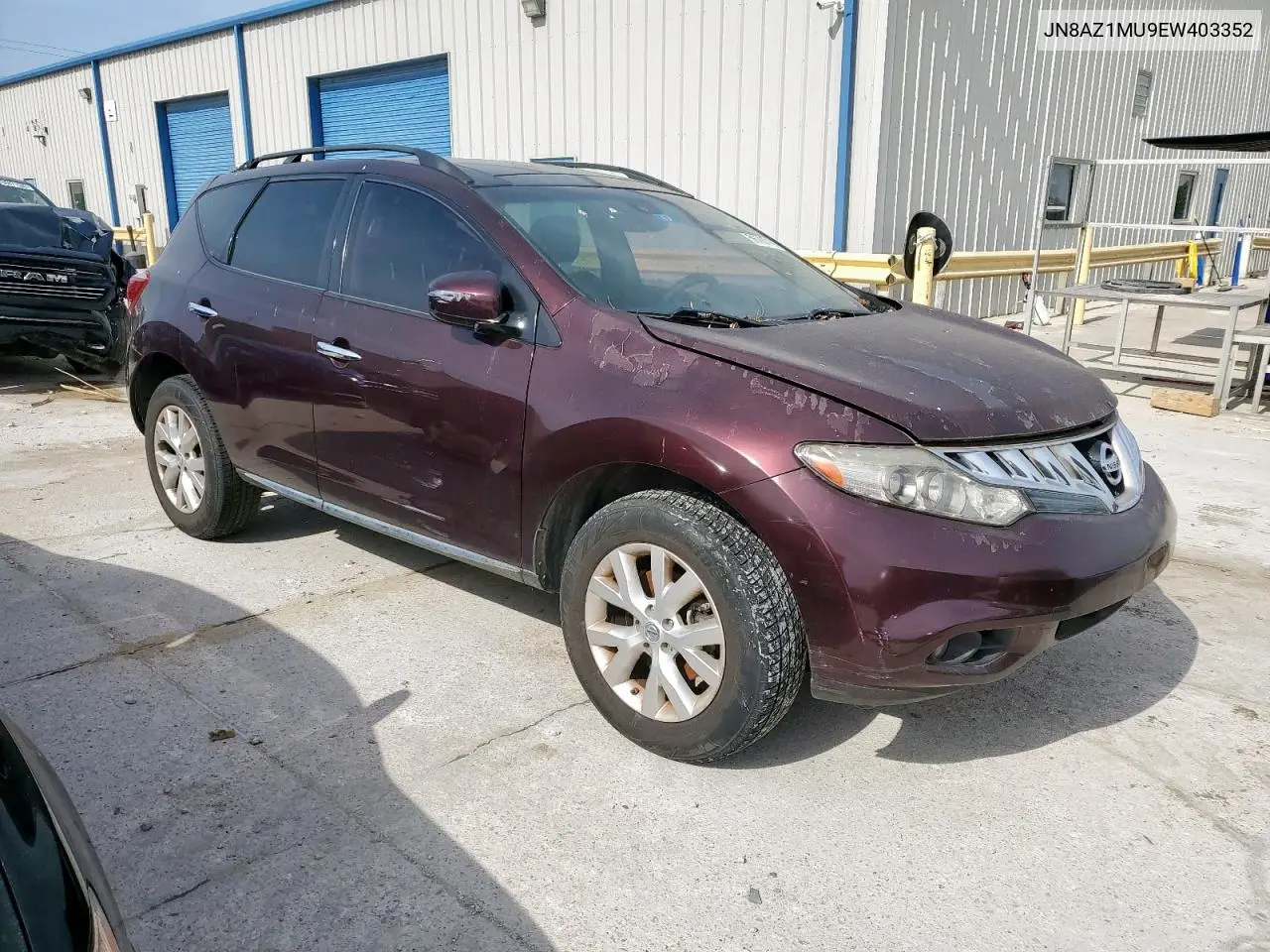 jn8az1mu9ew403352 JN8AZ1MU9EW403352 2014 Nissan Murano S