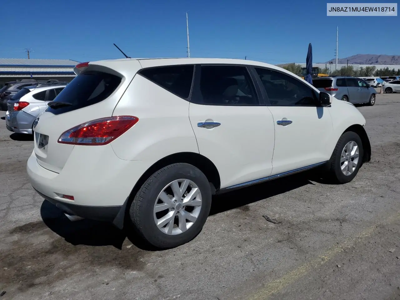 2014 Nissan Murano S VIN: JN8AZ1MU4EW418714 Lot: 56970035