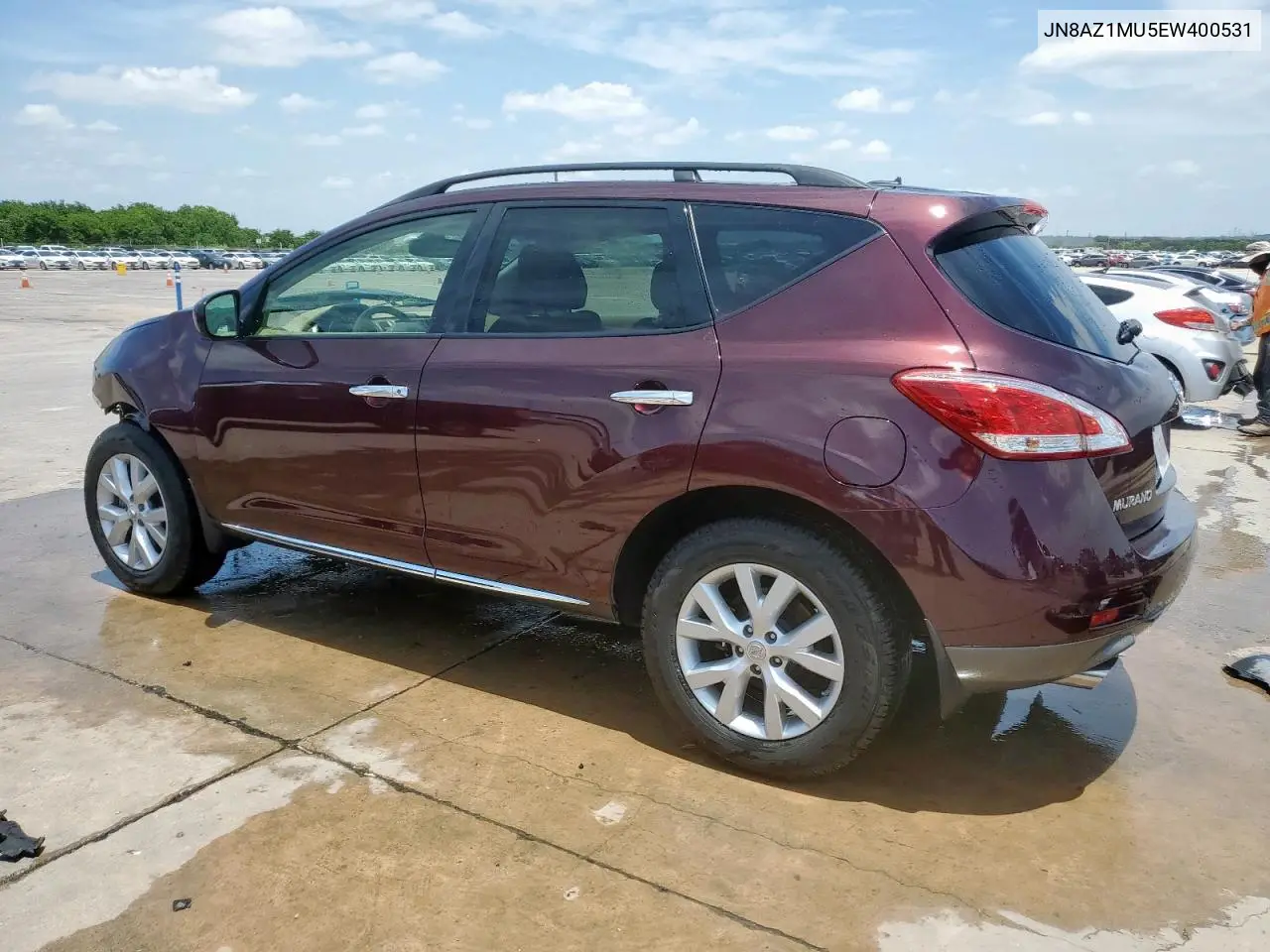 2014 Nissan Murano S VIN: JN8AZ1MU5EW400531 Lot: 60072705
