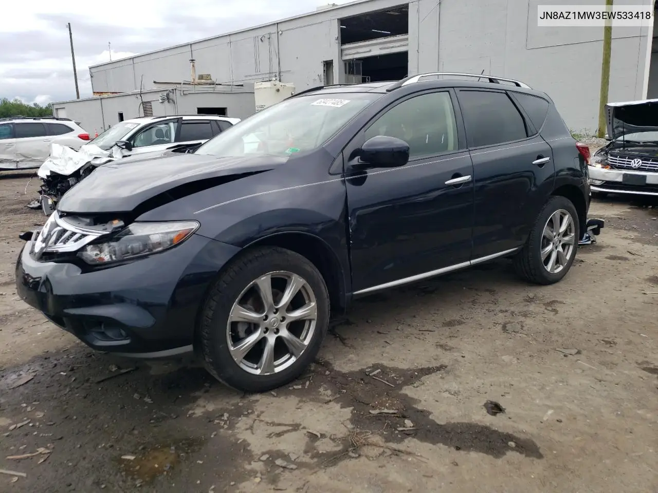 JN8AZ1MW3EW533418 2014 Nissan Murano S