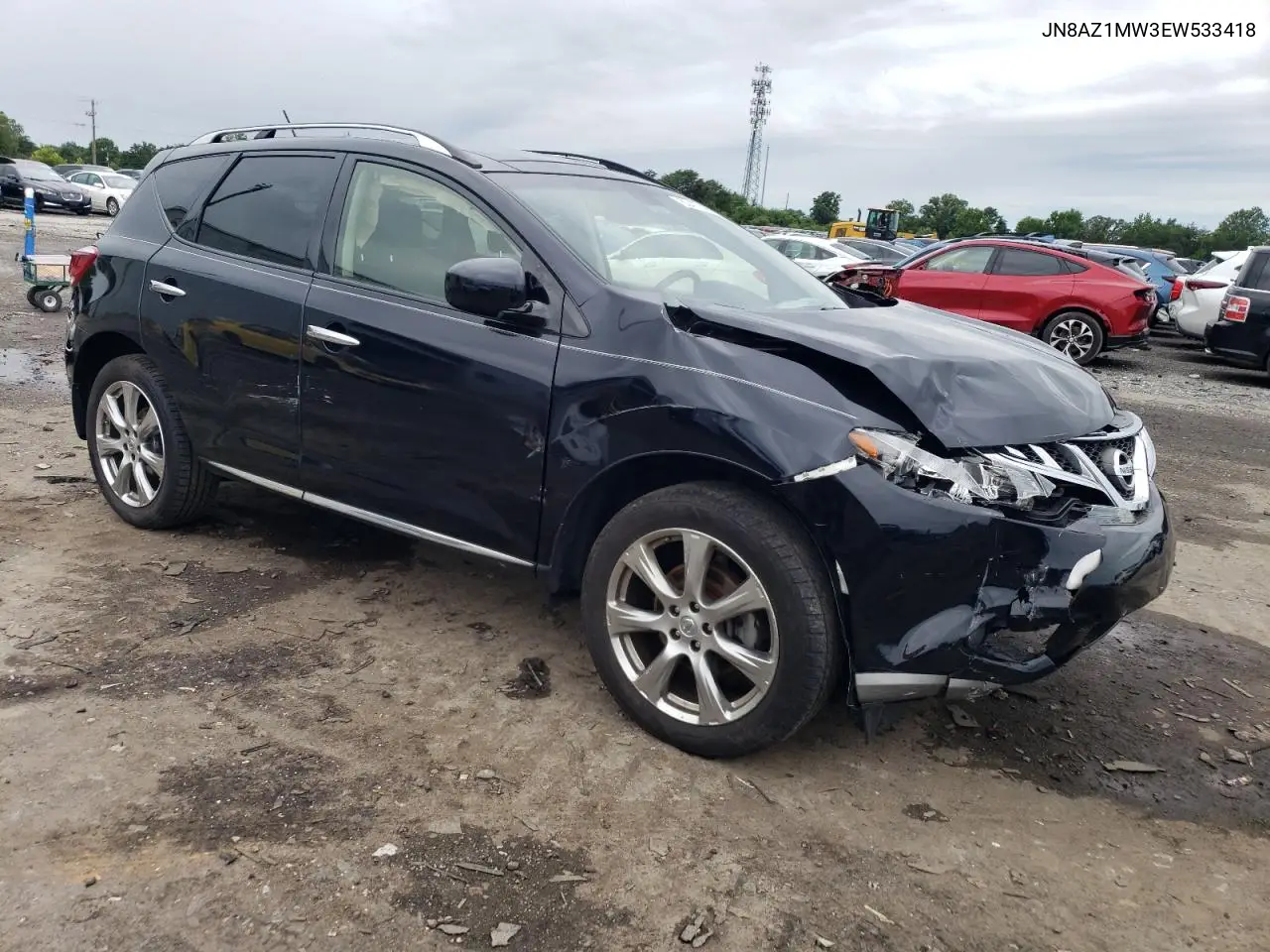 JN8AZ1MW3EW533418 2014 Nissan Murano S