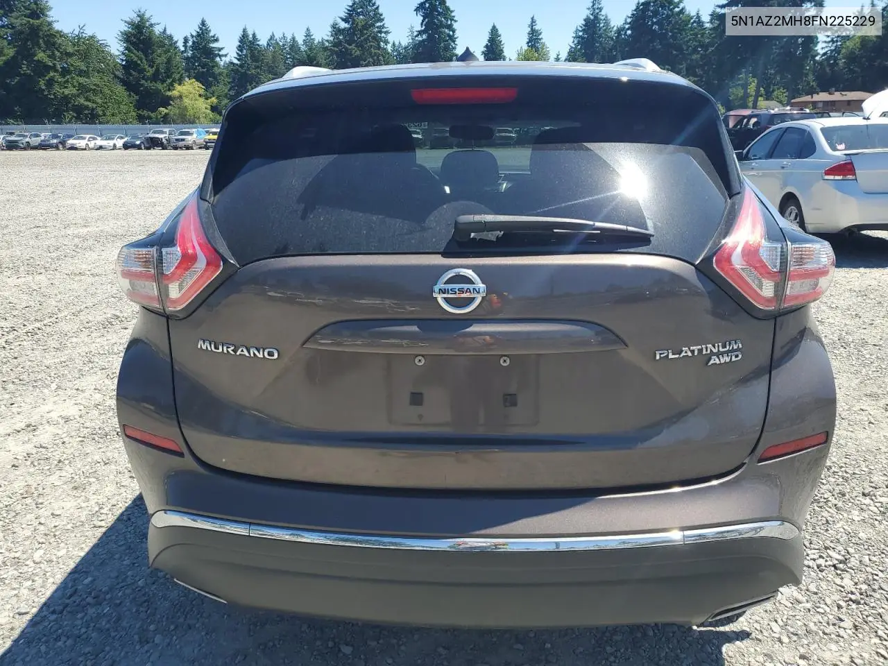 2015 Nissan Murano S VIN: 5N1AZ2MH8FN225229 Lot: 62321005