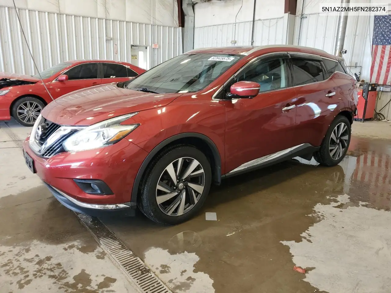 2015 Nissan Murano S VIN: 5N1AZ2MH5FN282374 Lot: 62845675