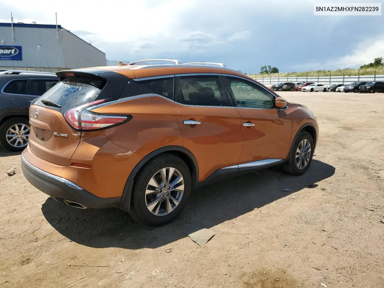 2015 Nissan Murano S VIN: 5N1AZ2MHXFN282239 Lot: 62960725