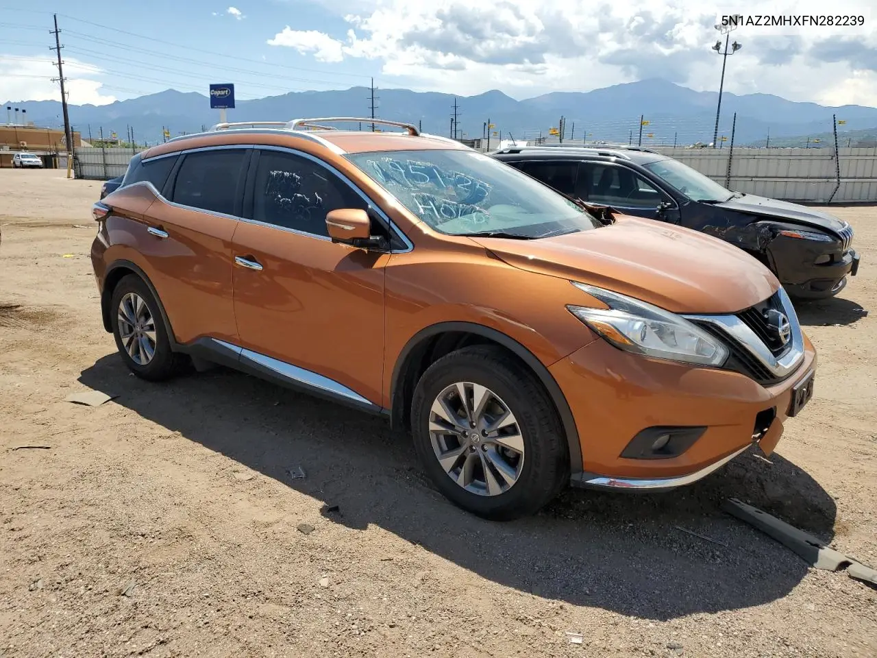 2015 Nissan Murano S VIN: 5N1AZ2MHXFN282239 Lot: 62960725