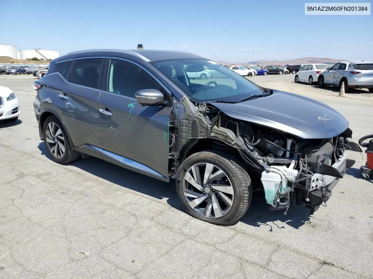 2015 Nissan Murano S VIN: 5N1AZ2MG0FN201384 Lot: 63094025