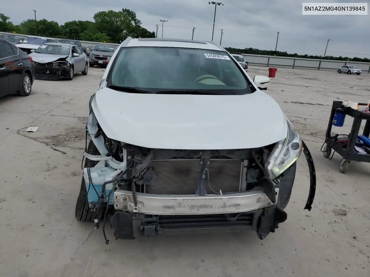 5n1az2mg4gn139845 5N1AZ2MG4GN139845 2016 Nissan Murano S