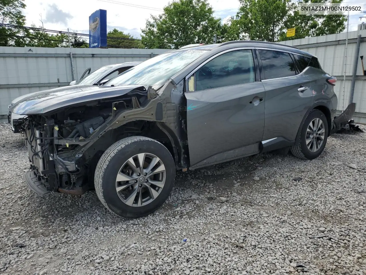 2016 Nissan Murano S VIN: 5N1AZ2MH0GN129502 Lot: 56192395
