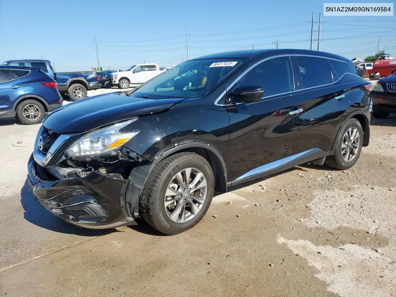 2016 Nissan Murano S VIN: 5N1AZ2MG9GN169584 Lot: 56417025