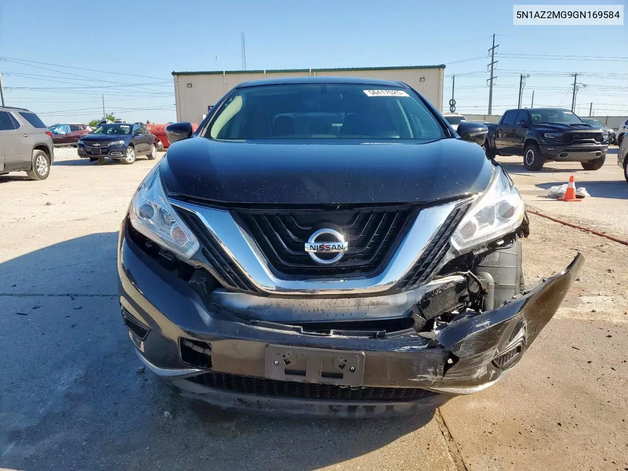 2016 Nissan Murano S VIN: 5N1AZ2MG9GN169584 Lot: 56417025