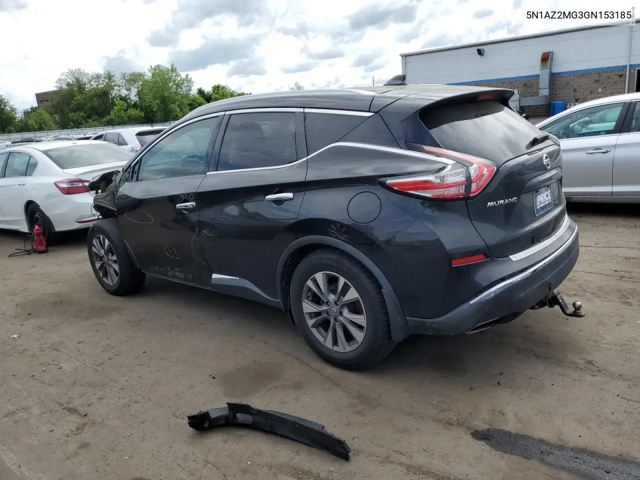 2016 Nissan Murano S VIN: 5N1AZ2MG3GN153185 Lot: 56737475