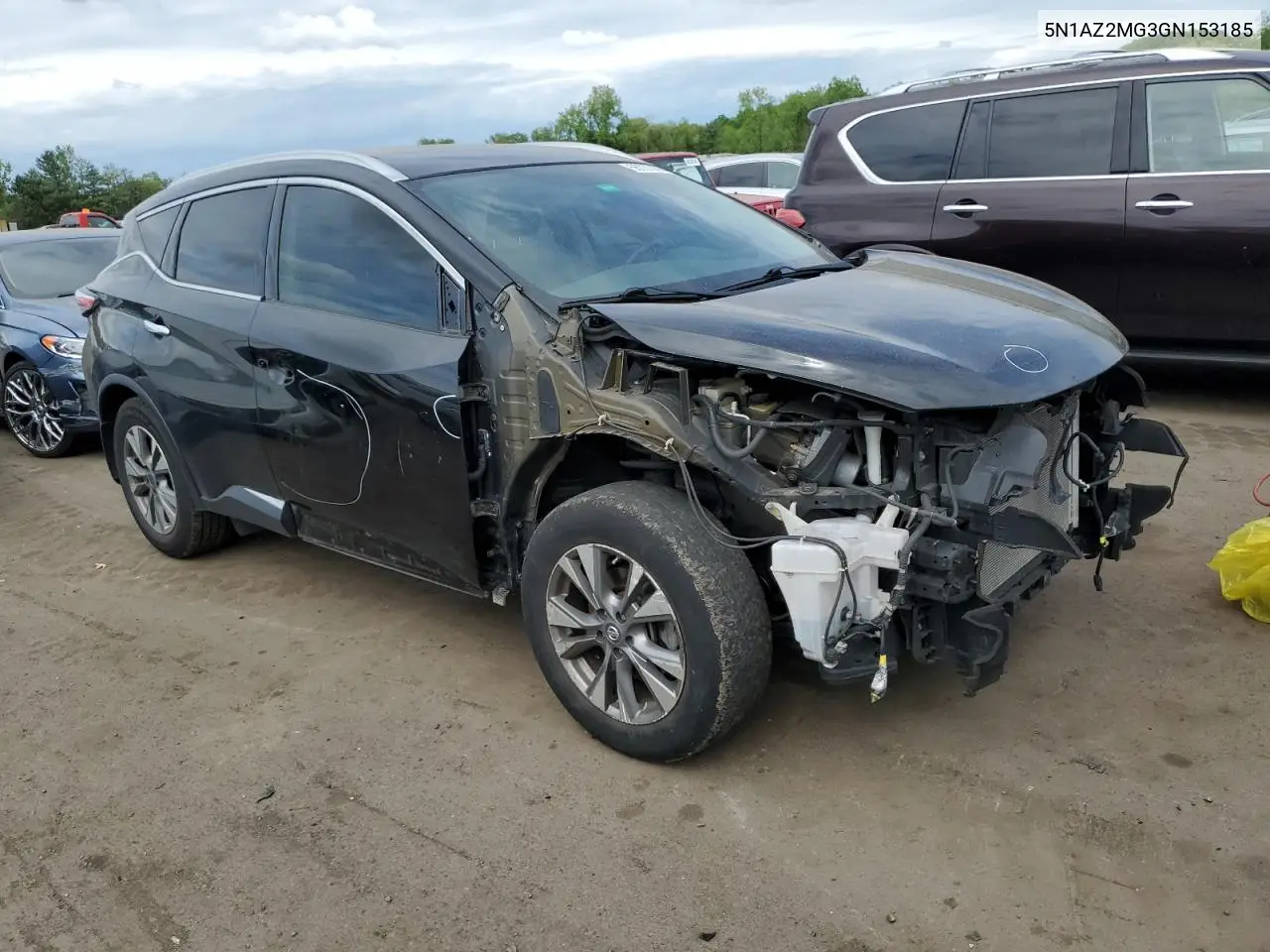 2016 Nissan Murano S VIN: 5N1AZ2MG3GN153185 Lot: 56737475