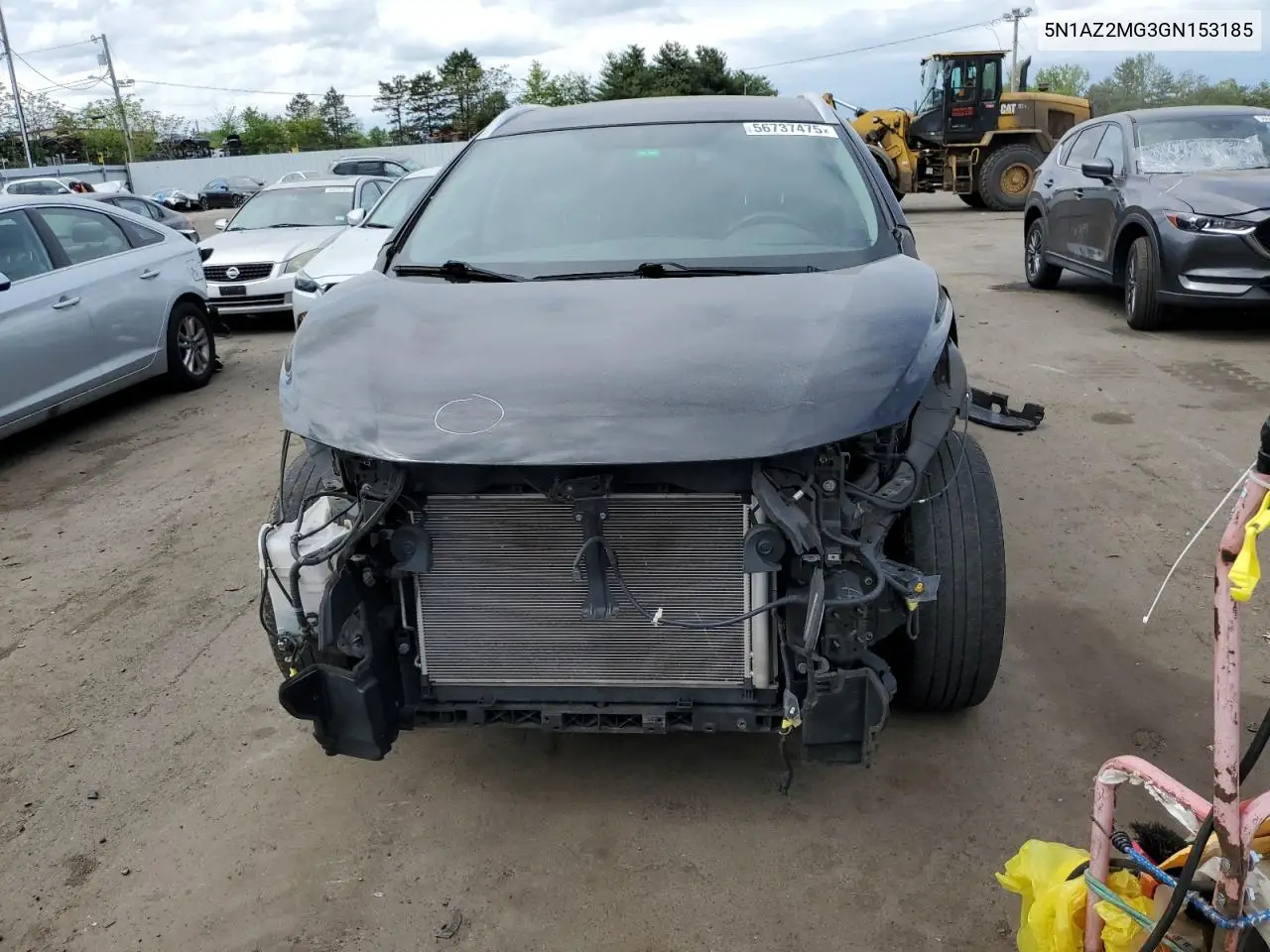 2016 Nissan Murano S VIN: 5N1AZ2MG3GN153185 Lot: 56737475