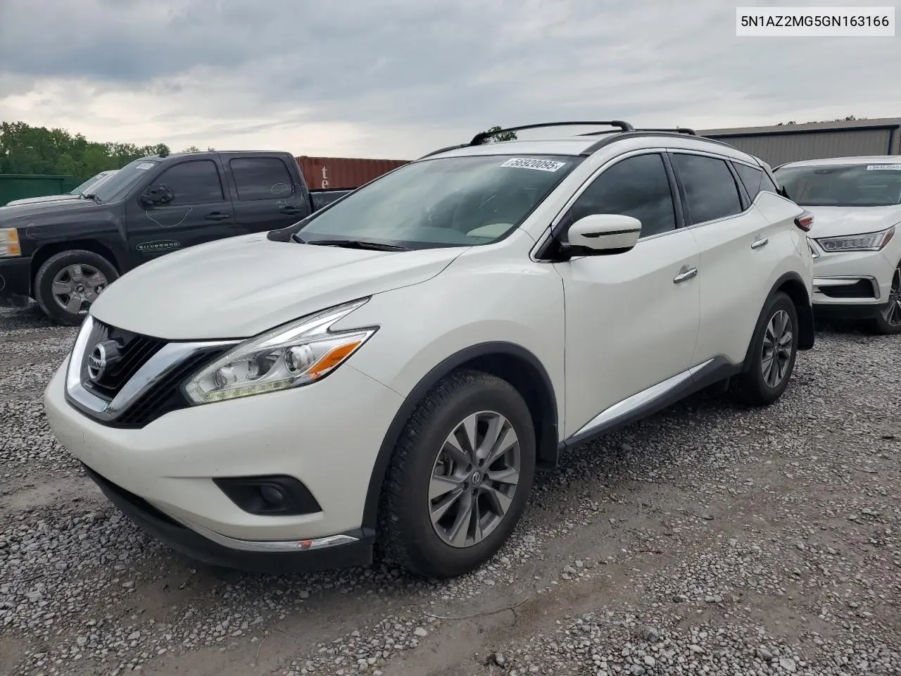 2016 Nissan Murano S VIN: 5N1AZ2MG5GN163166 Lot: 56920095