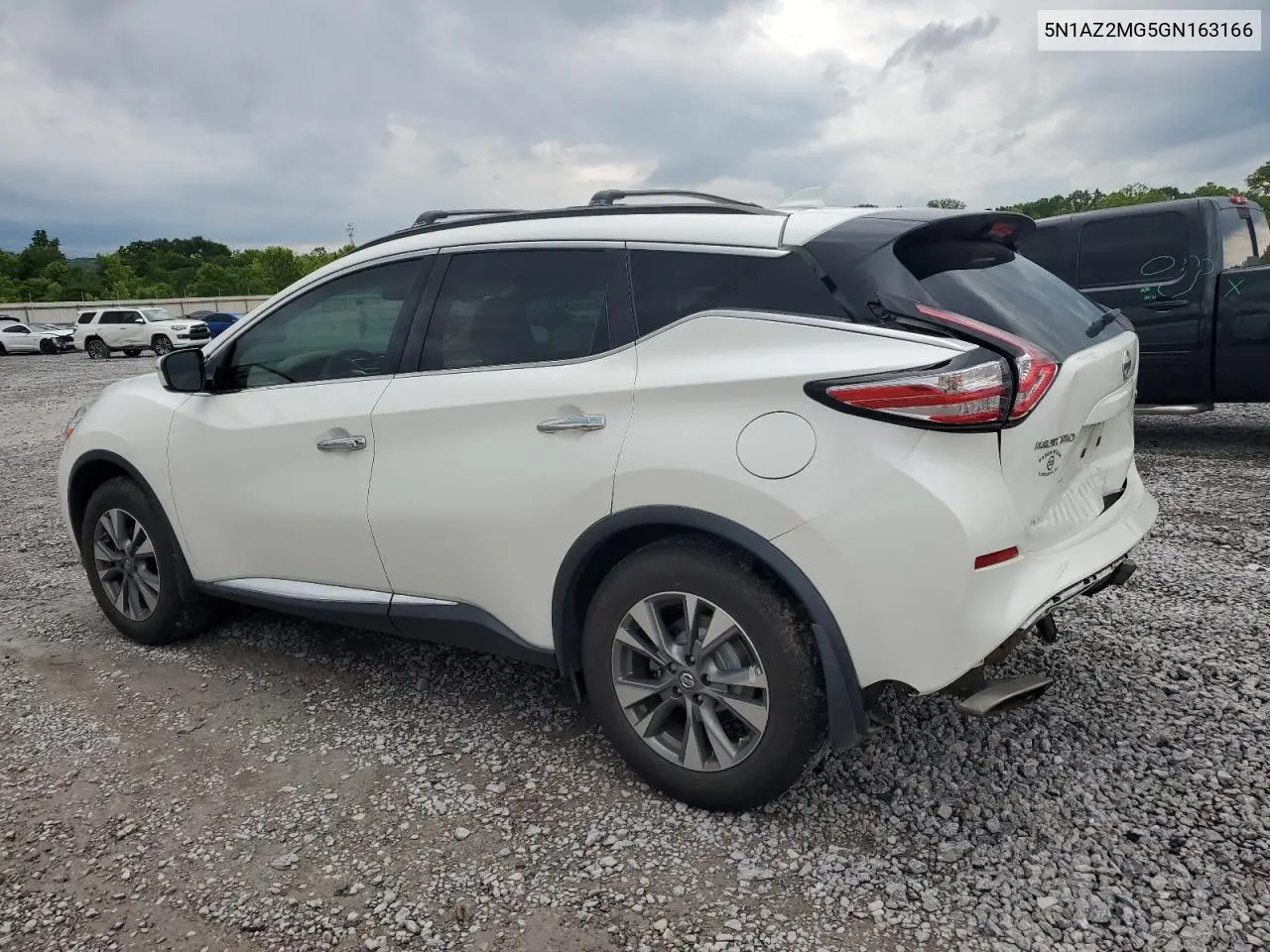 2016 Nissan Murano S VIN: 5N1AZ2MG5GN163166 Lot: 56920095