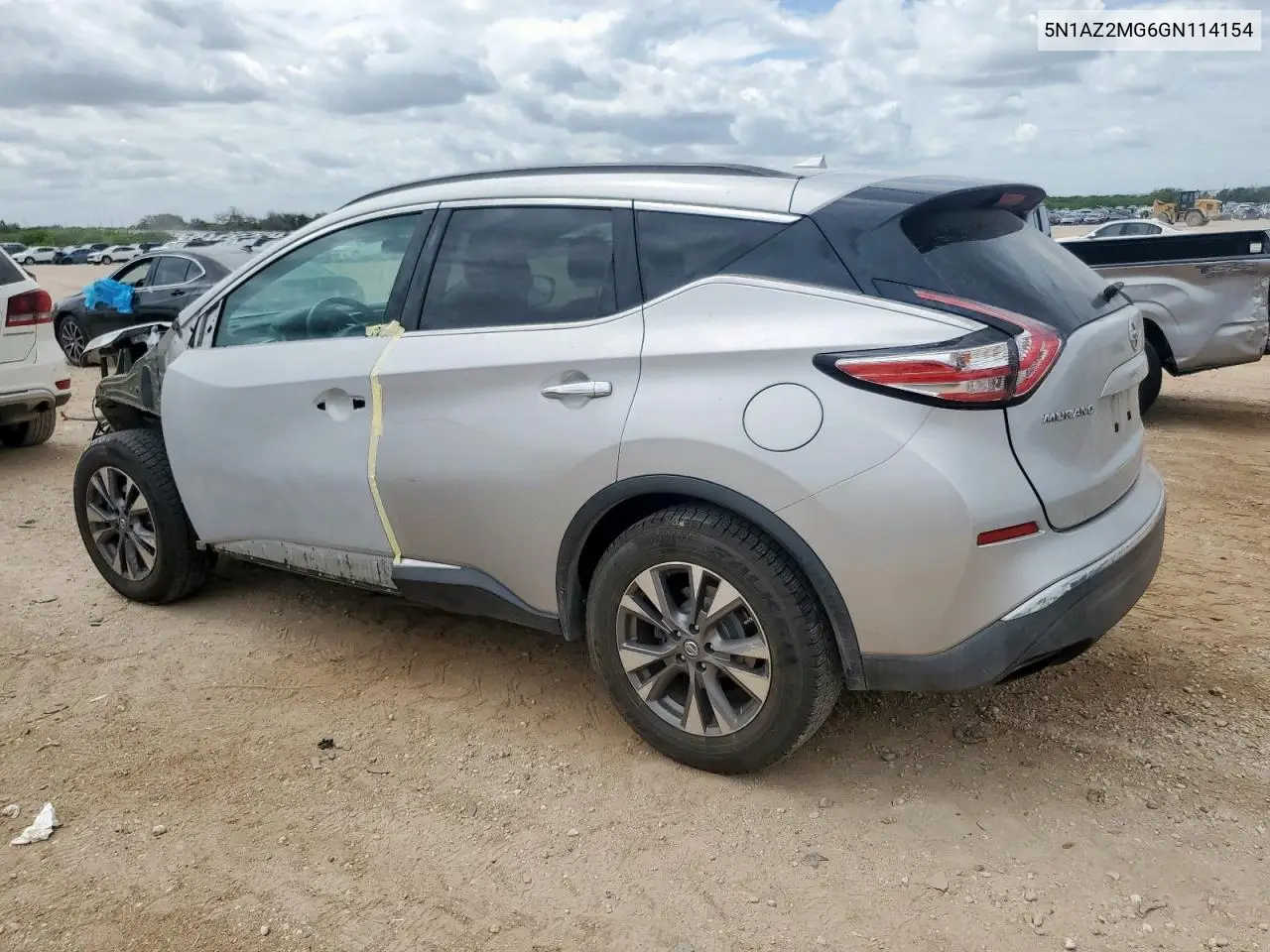 2016 Nissan Murano S VIN: 5N1AZ2MG6GN114154 Lot: 62864985