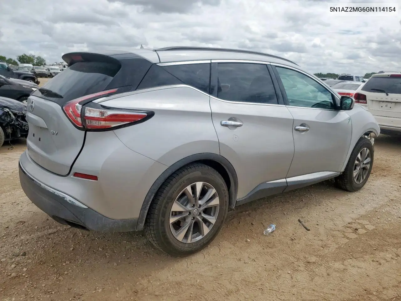 2016 Nissan Murano S VIN: 5N1AZ2MG6GN114154 Lot: 62864985