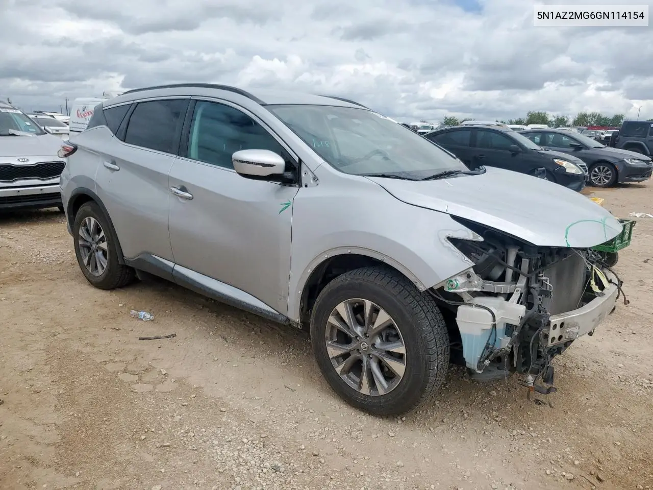 2016 Nissan Murano S VIN: 5N1AZ2MG6GN114154 Lot: 62864985