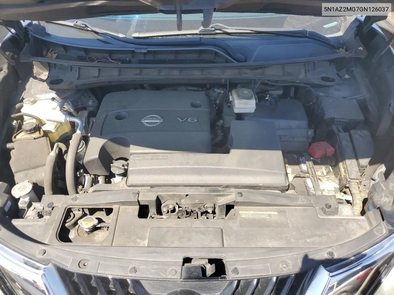 2016 Nissan Murano S VIN: 5N1AZ2MG7GN126037 Lot: 62959735