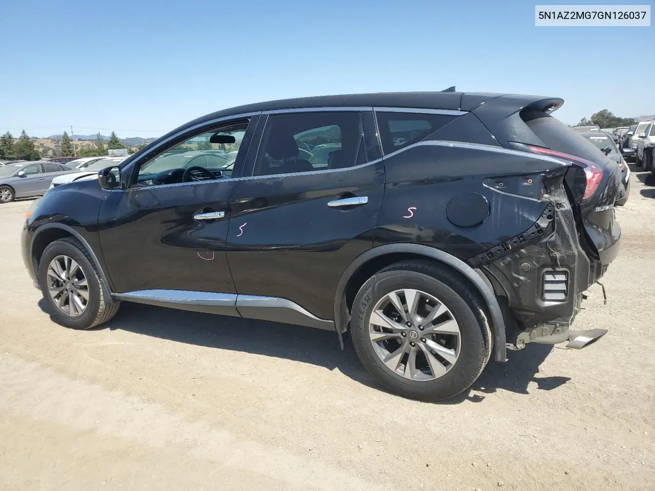 2016 Nissan Murano S VIN: 5N1AZ2MG7GN126037 Lot: 62959735