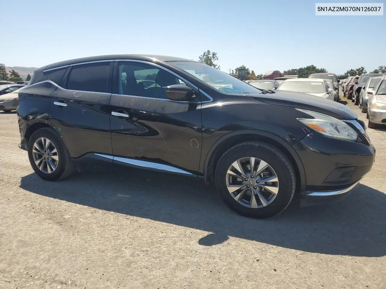 2016 Nissan Murano S VIN: 5N1AZ2MG7GN126037 Lot: 62959735