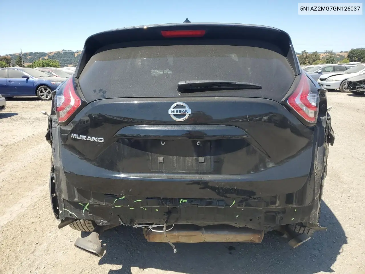 2016 Nissan Murano S VIN: 5N1AZ2MG7GN126037 Lot: 62959735