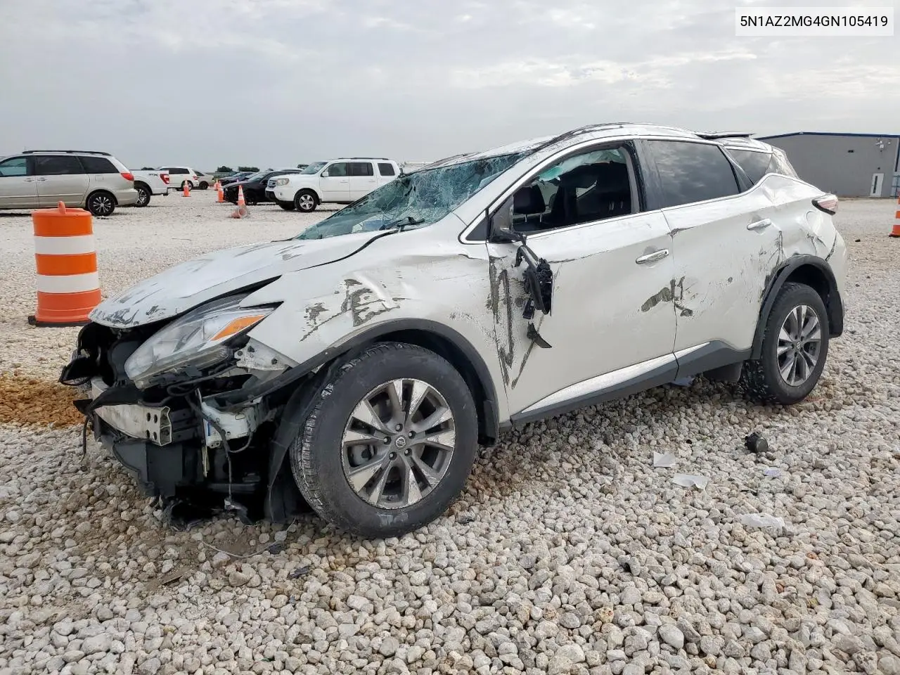 2016 Nissan Murano S VIN: 5N1AZ2MG4GN105419 Lot: 63127625