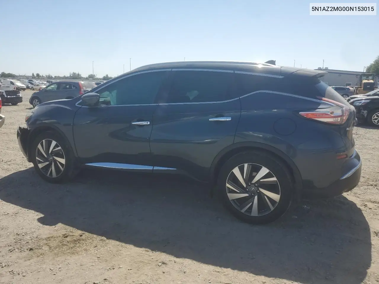 2016 Nissan Murano S VIN: 5N1AZ2MG0GN153015 Lot: 63136735