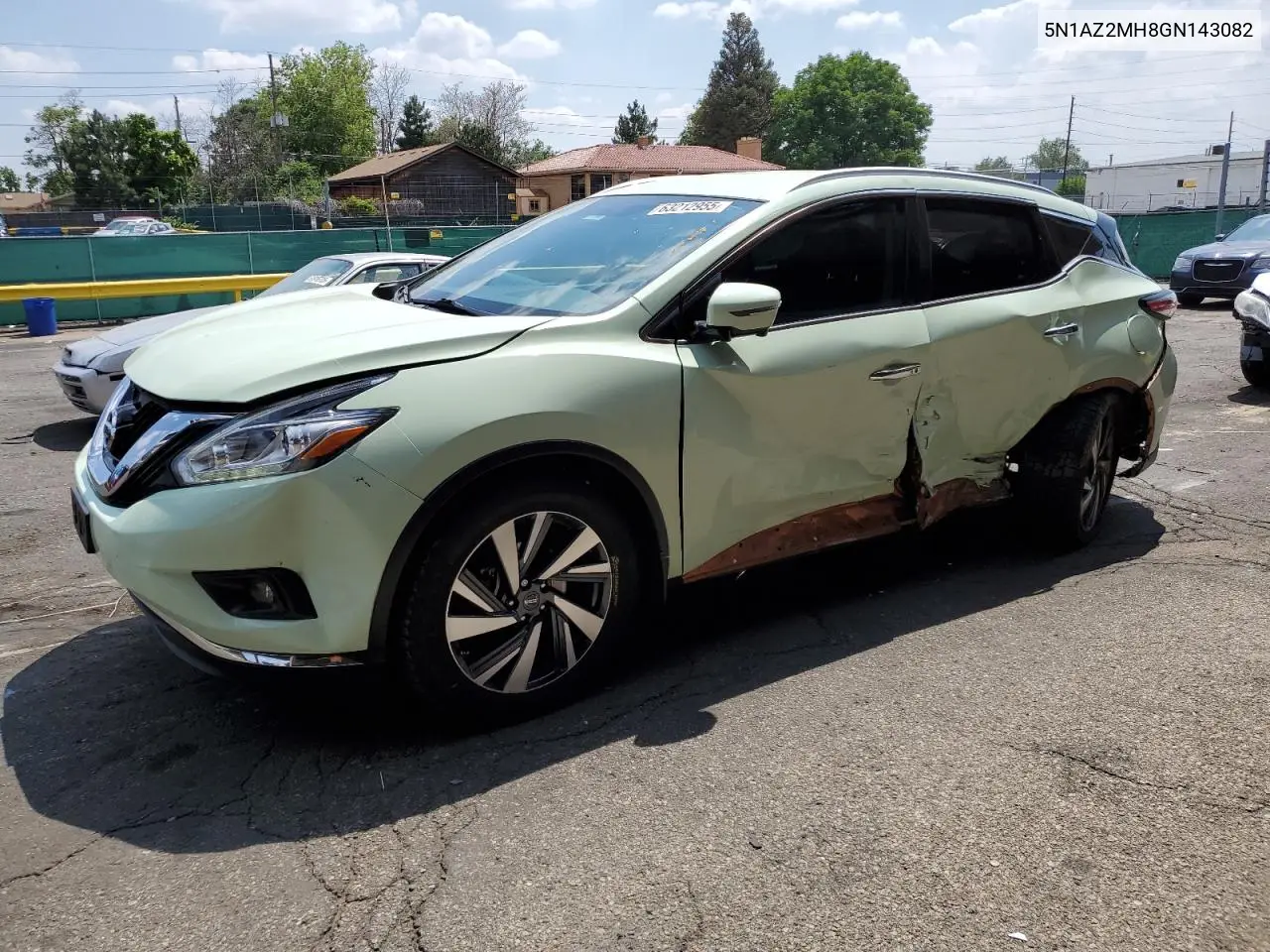 2016 Nissan Murano S VIN: 5N1AZ2MH8GN143082 Lot: 63212955