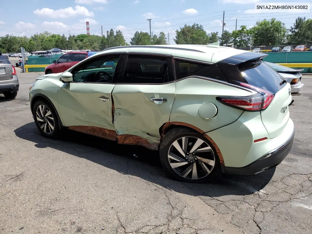 2016 Nissan Murano S VIN: 5N1AZ2MH8GN143082 Lot: 63212955